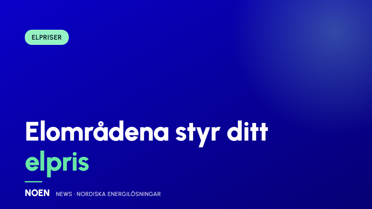 Hur påverkar elområdena priset – och varför är skillnaderna så stora?