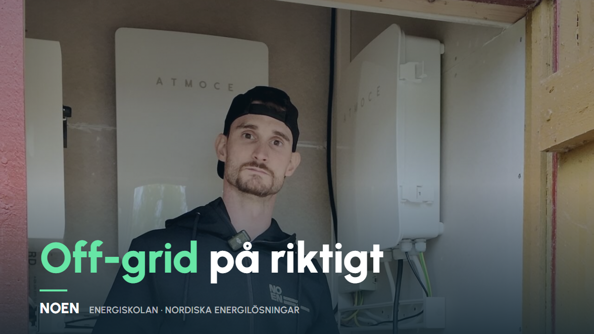 Vårt första off-grid-projekt: stugan i Östranäs som klarar sig utan elnät