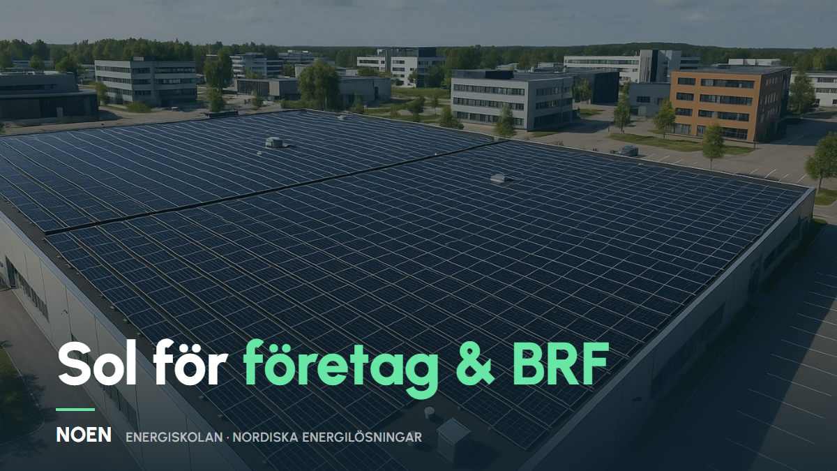 Sol för företag & BRF
