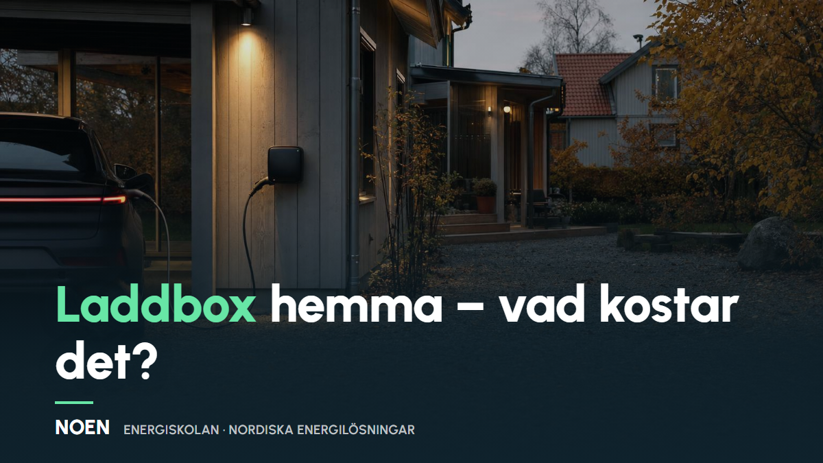 Installera laddbox hemma 2026 – pris och grönt avdrag