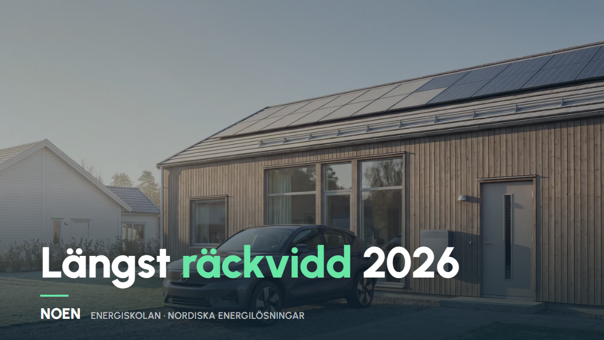Elbilarna med längst räckvidd 2026 – och vad räckvidd faktiskt betyder hemma