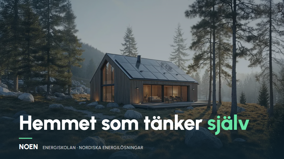 Smart styrning – så samspelar sol, batteri, laddbox och värmepump