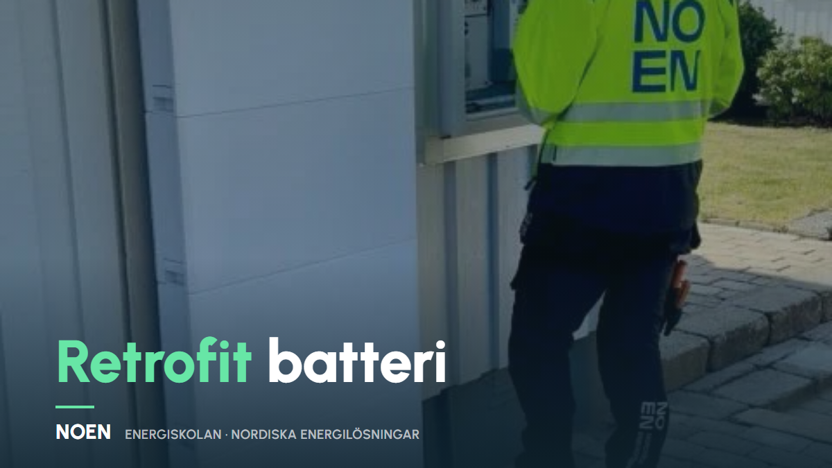 Retrofit batteri
