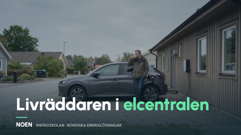 Jordfelsbrytare – vad den gör, när den krävs och varför laddboxen har en egen