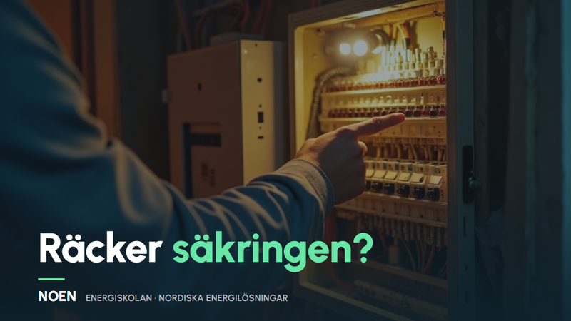 Lastbalansering förklarad – därför räcker din huvudsäkring längre än du tror