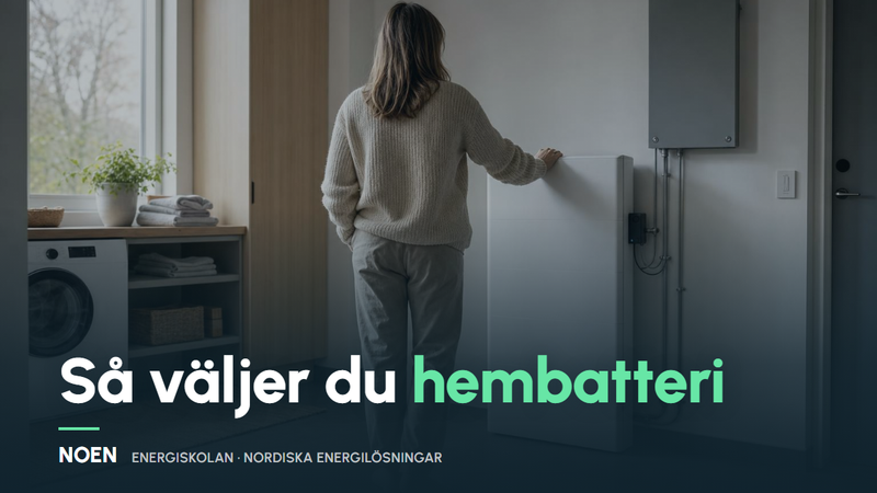 Bästa hembatteriet 2026 – så väljer du rätt