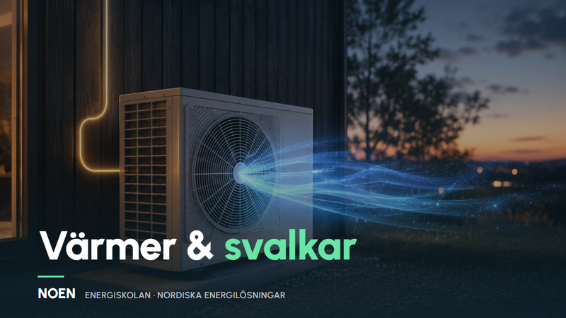 Luftvärmepump: energieffektiv värme som även svalkar på sommaren