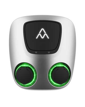 Charge Amps Aura – dubbel laddbox 2 × 22 kW