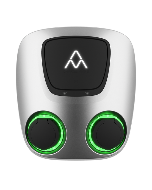 Charge Amps Aura – dubbel laddbox 2 × 22 kW
